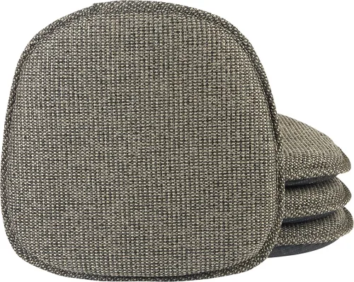 Vista 8 de Klear Vu Gripper - Cojín antideslizante para silla, moderno de mediados de siglo, ensamblado en Estados Unidos, relleno extragrueso, tela de Dorado