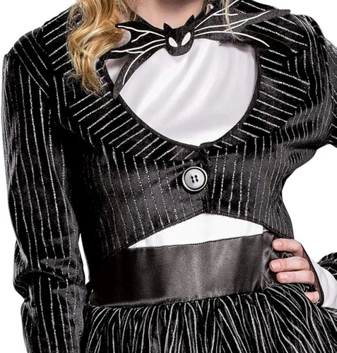 Vista 3 de Disfraz de NBC Jack Skellington para mujer Negro