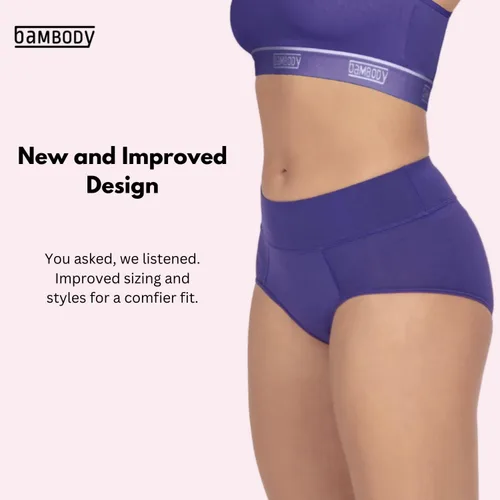 Vista 2 de Bambody - Calzones absorbentes Bragas Period Ropa interior de maternidad y posparto
