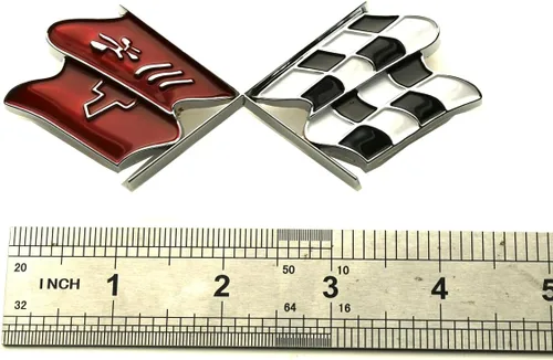 Vista 7 de 1 emblema de nariz frontal para Corvette C3 1968-1972 (cromado)