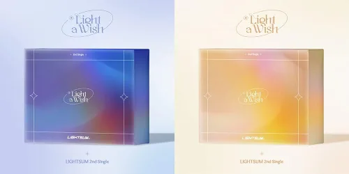 Vista 2 de CUBE Ent. LIGHTSUM - Light a Wish (segundo álbum individual) (versión clara)