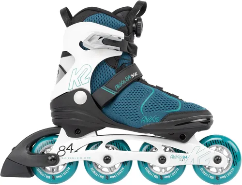 Vista 2 de K2 Alexis 84 Boa Teal Patines en línea para mujer