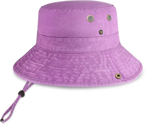 Vista 27 de CHOK.LIDS Sombrero clásico de algodón de ala ancha con cuerda ajustable unisex sombrero de sol ligero para viajes al aire libre