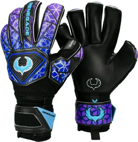 Vista 11 de Renegade GK Vortex - Guantes de portero con protector microbiano (tallas 6-11, 3 estilos, nivel 3) Hyper Grip de 3.5+0.118 in y súper malla