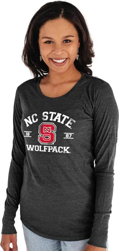 Vista 5 de Blue 84 NCAA Womens Long Sleeve T Shirt Tri-Blend Mascot