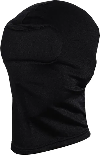 Vista 4 de Zentai Máscara de Capucha de Cobertura Completa de Spandex con Ojos y Boca Abiertos Máscara Elástica Transpirable para Disfraz de Cosplay