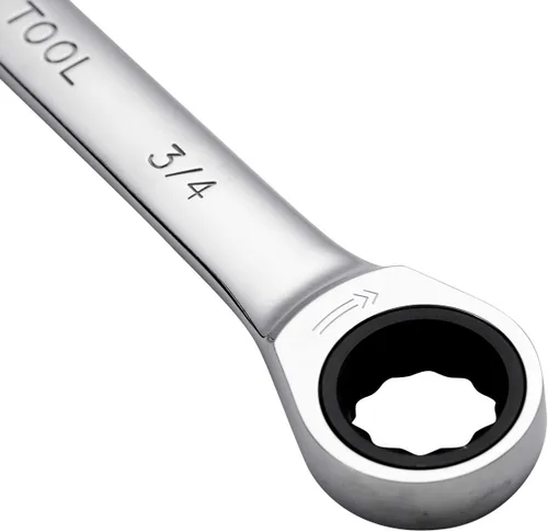 Vista 5 de Jetech Juego de llaves combinadas de trinquete de 7 piezas, llaves de engranaje de grado industrial, diseño de 12 puntos, trinquete de 72 dientes