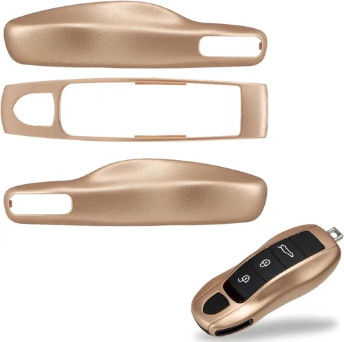 Vista 33 de Funda de llavero pintada de 3 piezas de repuesto - Compatible con llavero Porsche, MK1 (Gris Ágata)
