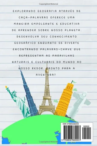 Vista 2 de 400 Caça-Palavras - Geografia e Viajem (Portuguese Edition)