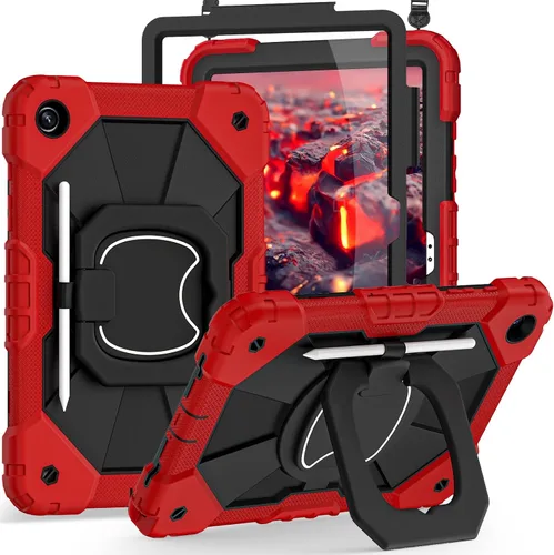 Vista 23 de Auizotl Funda para Samsung Galaxy Tab A9+/A9 Plus de 11 pulgadas (SM-X210/X216/X218) con protector de pantalla/soporte giratorio/soporte