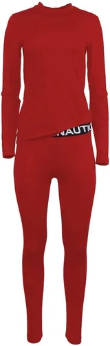 Vista 2 de Nautica Conjunto de ropa interior térmica de manga larga para mujer