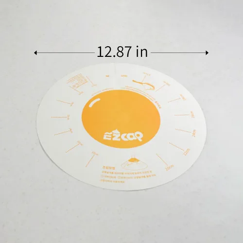 Vista 4 de Easy Cap - Tapas de papel desechables para sartenes, protector de salpicaduras de aceite, cubierta antigrasa, ajuste universal para utensilios