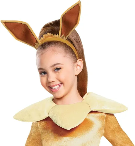 Vista 3 de Disfraz de Pokemon Eevee Deluxe para niñas