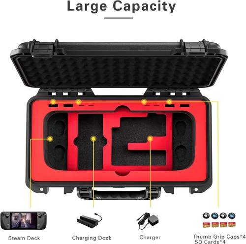 Vista 2 de Funda de transporte para cubierta de vapor, resistente al agua, para cubierta de vapor y accesorios
