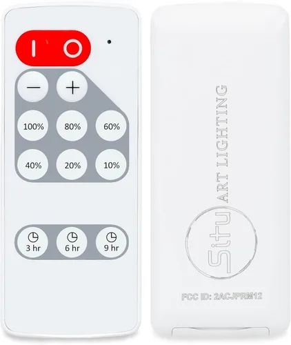 Vista 5 de Iluminación situ: Luz LED compacta con control remoto de la serie Micro enchufable, 3000 K, fabricada en Estados Unidos Negro