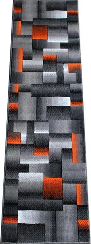 Vista 20 de Masada Rugs, Alfombra de Área Moderna Contemporánea, Azul Gris Negro (2 Pies X 3 Pies) Tapete