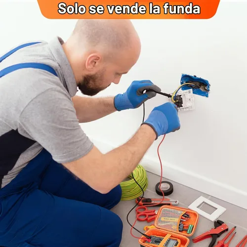 Vista 7 de Estuche de almacenamiento rígido para Klein Tools MM400/MM325/MM450/MM300/MM200/ET140/MM720/69355/69149P, multímetro, a prueba de polvo, resistente