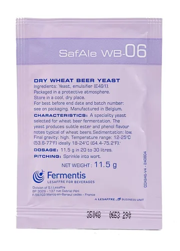 Vista 4 de Fermentis SafAle T-58 - Levadura de cerveza/cerveza Ale - Paquete de 1 - Con garantía de frescura North Mountain Supply