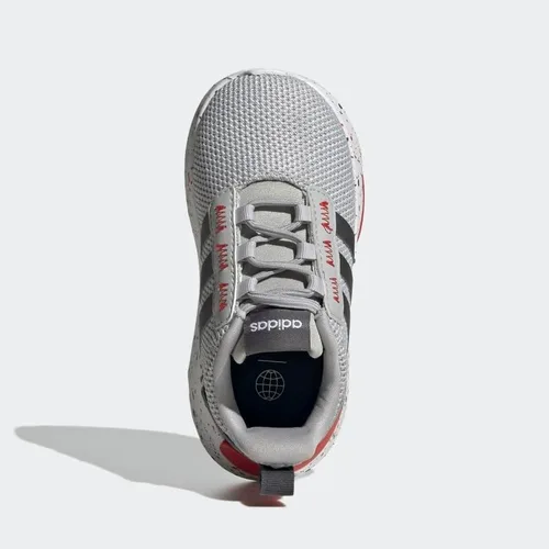 Vista 3 de adidas Tenis Racer TR21 unisex para niños, Gris, Negro