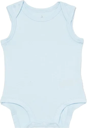 Vista 2 de Tienda Essentials Unisex Babies' Cotton Stretch Jersey Sleeveless Bodysuit (Previously Tienda Aware), Pack of 3