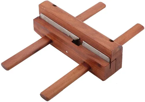 Vista 8 de HEEPDD Plano de mano de doble manija, kit de avión de mano de palisandro para carpintería, instrumento musical para muebles, herramienta de mano