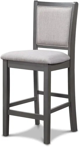 Vista 8 de New Classic Furniture Amy - Juego de mesa de comedor de 5 piezas, color gris
