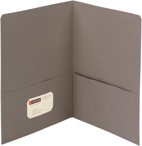 Vista 10 de Smead 87850 - Carpeta de 2 bolsillos con peso pesado, hasta 100 hojas, tamaño carta, colores surtidos, 25 por caja