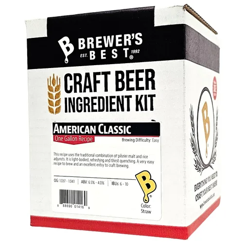 Vista 2 de Home Brew Ohio El mejor kit de ingredientes de cerveza casera de un galón (American Classic)