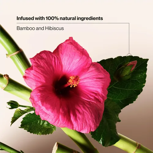 Vista 6 de Suave Acondicionador voluminizador de bambú e hibisco, para cabello fino y plano, sistema probado en salón para aumentar el volumen y el cuerpo
