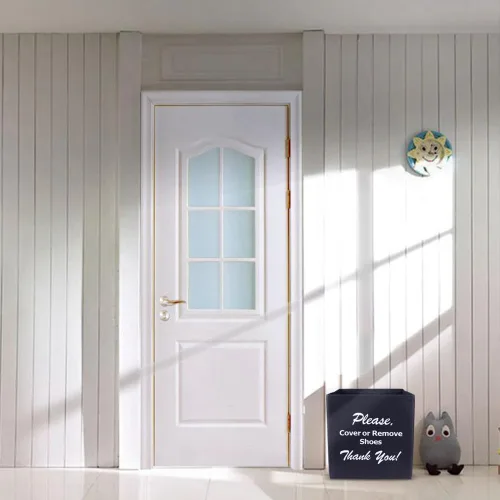 Vista 6 de Opret Caja grande de cubierta de zapatos negra, suministros para agentes inmobiliarios, caja dispensadora de cubierta de zapatos desechable