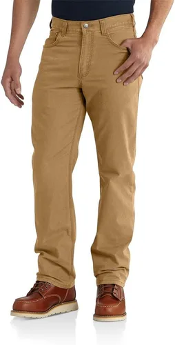 Vista 13 de Carhartt - Pantalón Rigby corte recto relajado para hombre verde army camuflado