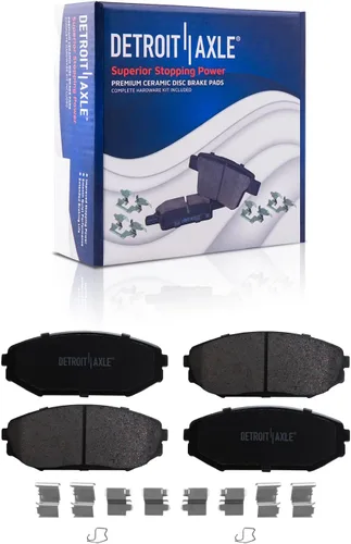 Vista 102 de Detroit Axle - Pastillas de freno para Avalanche Express Suburban Savana Yukon XL 1500 Chevy Tahoe GMC Cadillac Escalade, Pastillas de freno