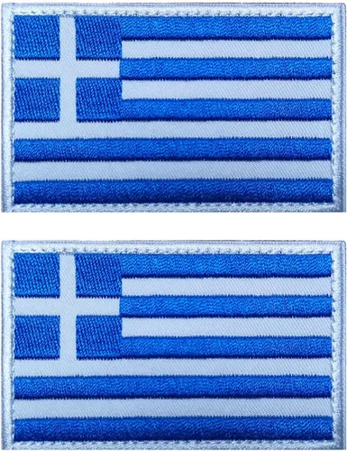 Vista 42 de 2 unidades AliPlus Parches de bandera de Afganistán bordados, parches tácticos militares de moral con gancho y bucle