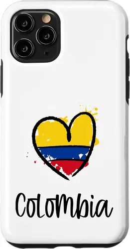 Vista 29 de Colombia Heart Art Cool South America Spanish Colombian Gift Case for iPhone 17