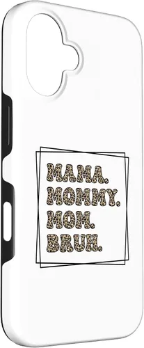 Vista 3 de Mama Mommy Mom Bruh Groovy Mommy Funny Mom Mothers Day Case for iPhone 16