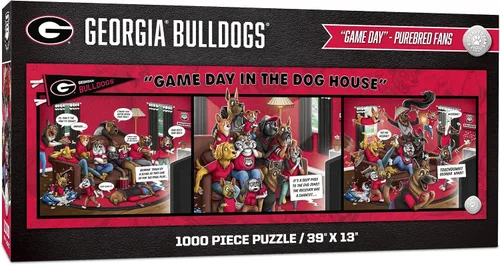 Vista 28 de YouTheFan NCAA Game Day in The Dog House - Rompecabezas de 1000 piezas