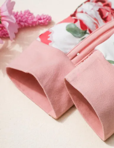 Vista 5 de Ropa de bebé recién nacida para bebé niña de manga larga con volantes y diadema