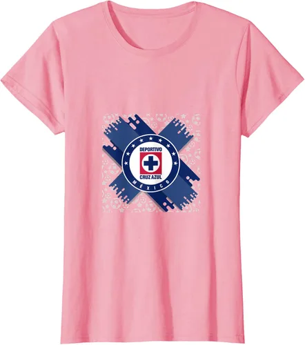 Vista 6 de Camiseta con logotipo de CAZ, Azul / Patchwork, S