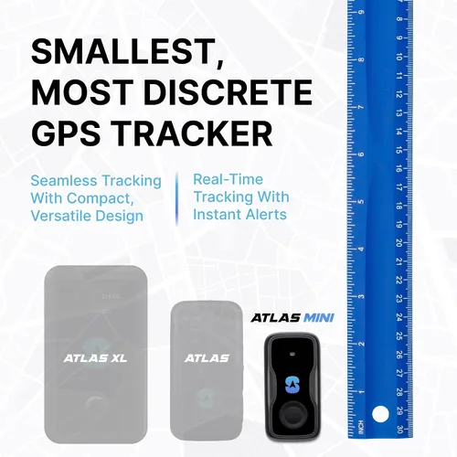 Vista 2 de Spytec Atlas Mini rastreador GPS para niños, vehículos, automóviles, personas mayores Dispositivo de seguimiento GPS portátil en tiempo real más