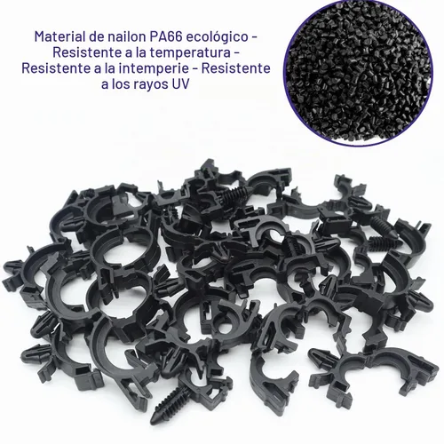 Vista 4 de Kit universal de clips de telar de alambre automotriz, piezas de repuesto para camiones y automóviles (60 unidades)