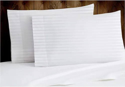 Vista 8 de Juego de dos fundas de almohada extragrandes súper enormes - Funda - 100% algodón egipcio, satén de 600 hilos, (tamaño 31 x 40 pulgadas)