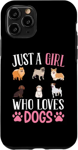Vista 10 de Funda para iPhone 14 Just A Girl Who Loves Dogs Dog Girl