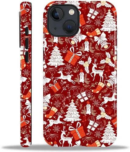 Vista 126 de Funda para iPhone 13 iPhone 14, a prueba de golpes, funda protectora híbrida de 2 capas, doble protección contra caídas, antiarañazos, diseño