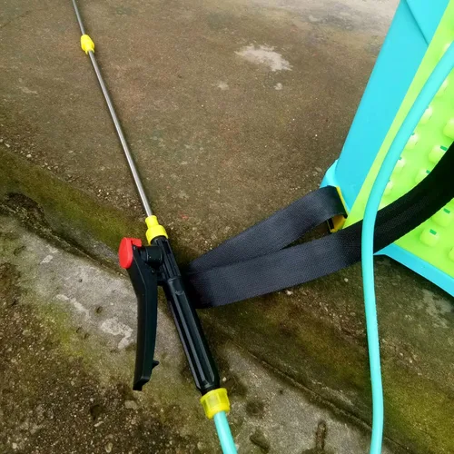 Vista 5 de Pulverizador de presión de acción de bomba, piezas de pulverizador de mochila, mango de rociador de gatillo, pistola de gatillo de jardín, mango