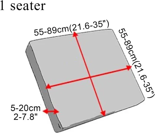 Vista 7 de HM&DX Funda elástica universal para sofá con parte inferior elástica, 1/2/3/4 asientos, funda de sofá modular de terciopelo jacquard en forma de L