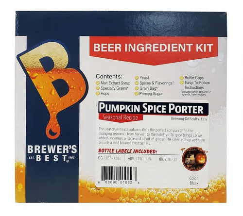 Vista 3 de Brewers Best Pumpkin Spice Porter - Kit de ingredientes de cerveza