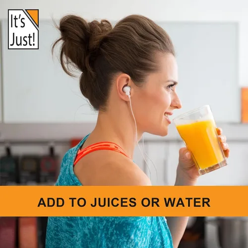 Vista 9 de It's Just! - Polvo de vitamina C, ácido L-ascórbico 100% puro, grado alimenticio, apoyo inmunológico, cosméticos caseros (11 oz)