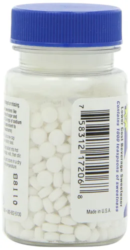 Vista 5 de Necta Sweet Tabletas sustitutivas de azúcar, 1/2 grano, botella de 500 unidades (paquete de 12)