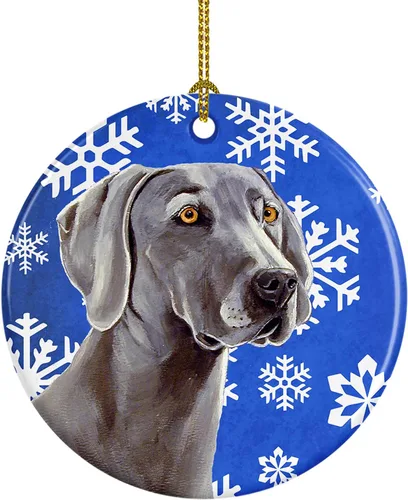 Vista 228 de Caroline's Treasures Cavalier Spaniel - Adorno de cerámica para colgar en el árbol de Navidad, para el hogar, Navidad, fiestas, regalo, 3 pulgadas