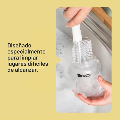 Vista 3 de Tommee Tippee Closer to Nature - Cepillo de limpieza para biberones y tetinas